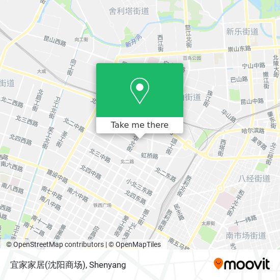 宜家家居(沈阳商场) map