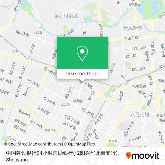 中国建设银行24小时自助银行(沈阳兴华北街支行) map