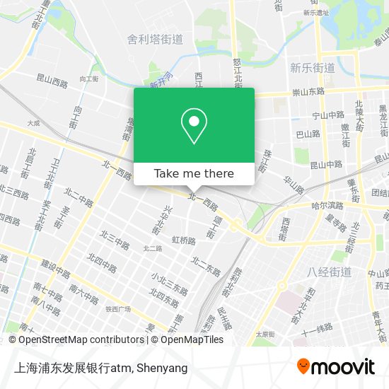 上海浦东发展银行atm map
