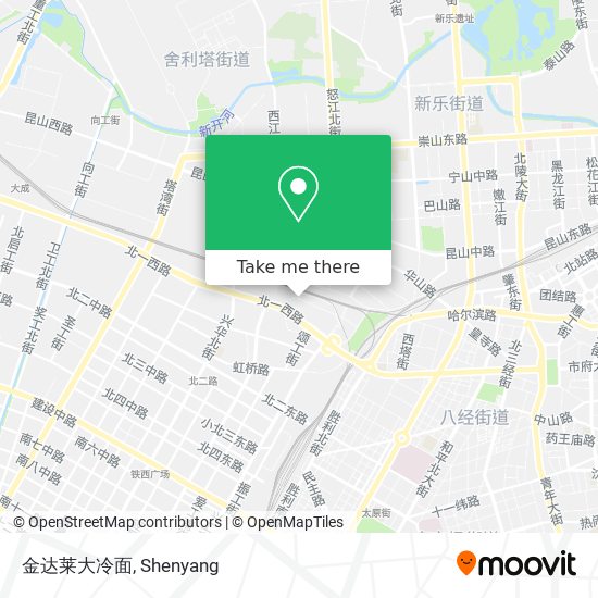 金达莱大冷面 map