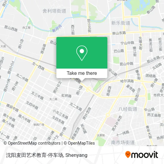 沈阳麦田艺术教育-停车场 map