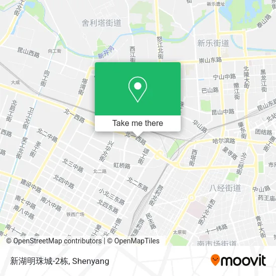新湖明珠城-2栋 map