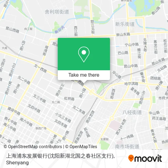 上海浦东发展银行(沈阳新湖北国之春社区支行) map