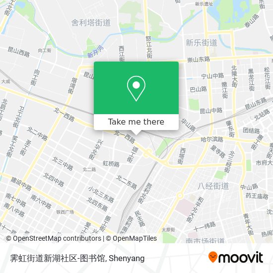 霁虹街道新湖社区-图书馆 map
