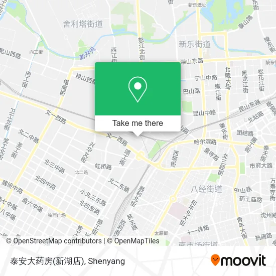 泰安大药房(新湖店) map