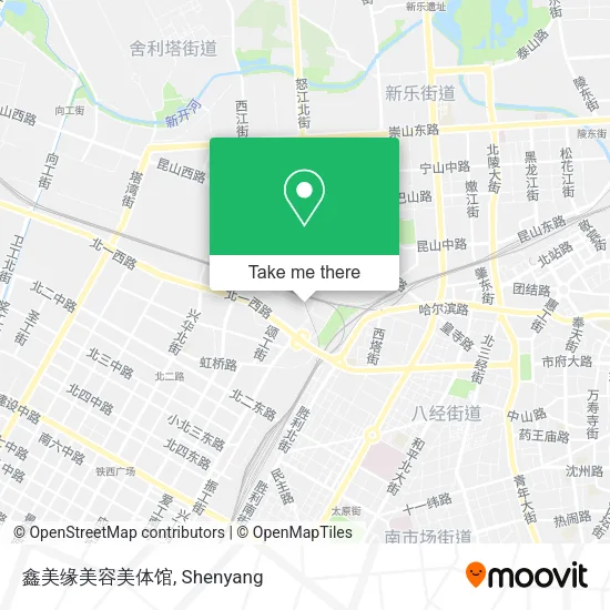 鑫美缘美容美体馆 map