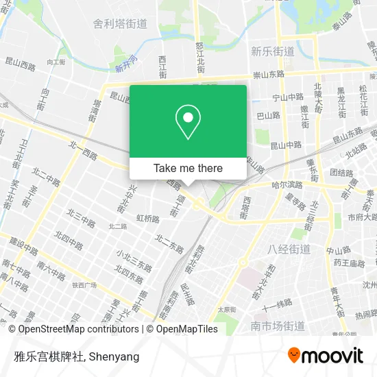 雅乐宫棋牌社 map