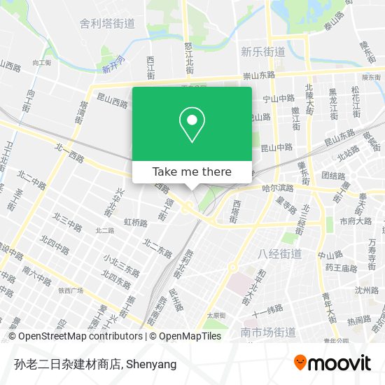 孙老二日杂建材商店 map