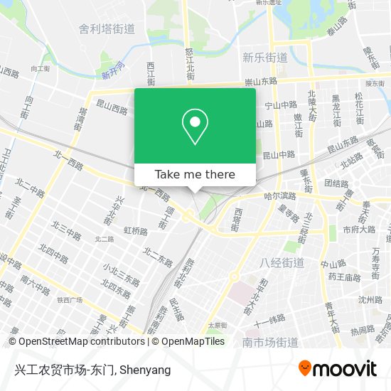 兴工农贸市场-东门 map
