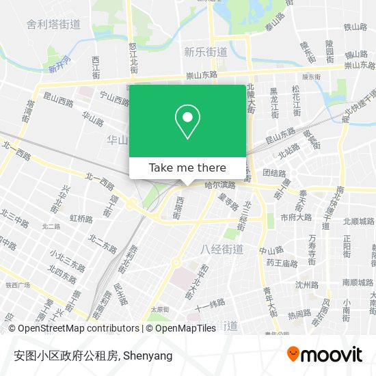 安图小区政府公租房 map