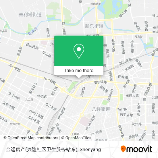 金运房产(兴隆社区卫生服务站东) map