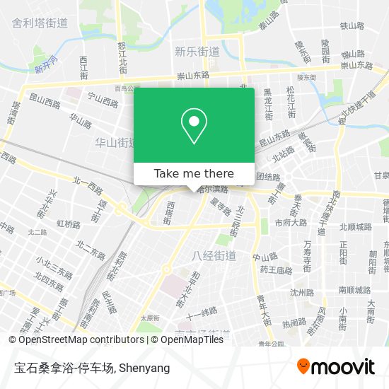 宝石桑拿浴-停车场 map