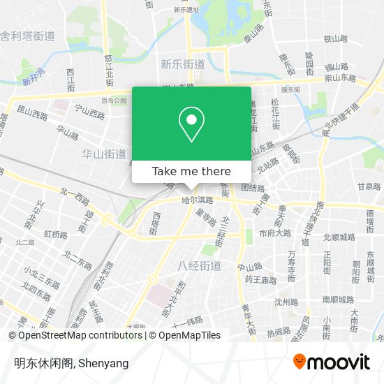 明东休闲阁 map