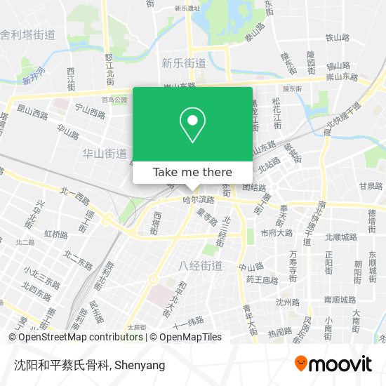 沈阳和平蔡氏骨科 map