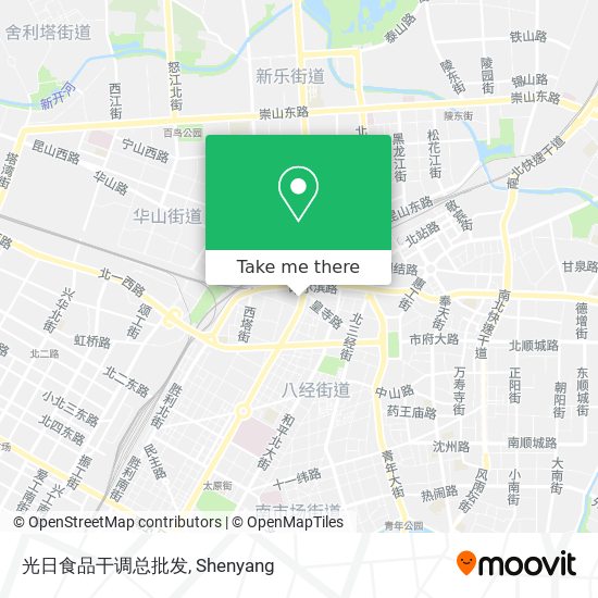 光日食品干调总批发 map
