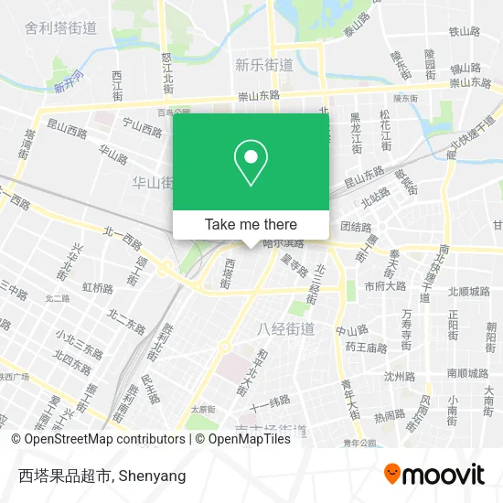 西塔果品超市 map