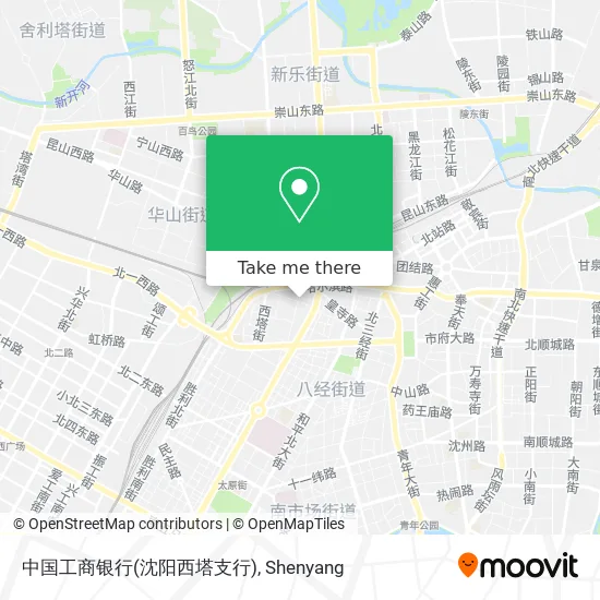 中国工商银行(沈阳西塔支行) map