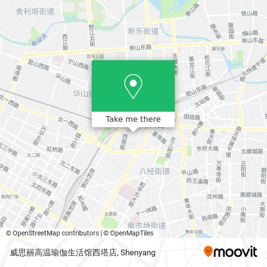 威思丽高温瑜伽生活馆西塔店 map