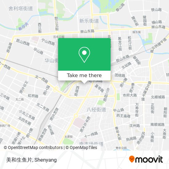 美和生鱼片 map
