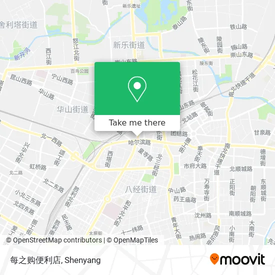 每之购便利店 map