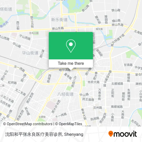沈阳和平张永良医疗美容诊所 map