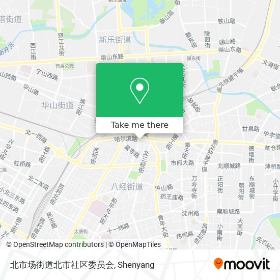 北市场街道北市社区委员会 map