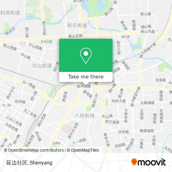 延边社区 map