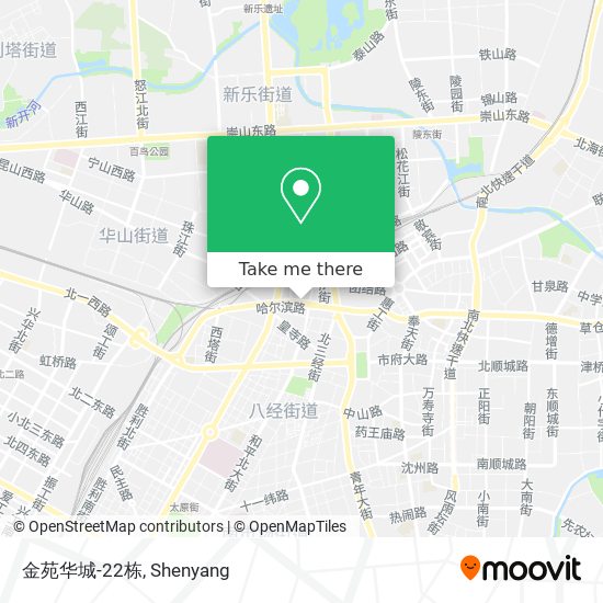 金苑华城-22栋 map