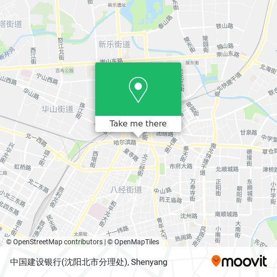 中国建设银行(沈阳北市分理处) map