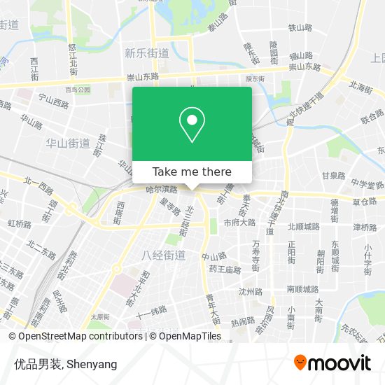 优品男装 map
