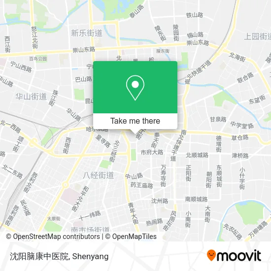 沈阳脑康中医院 map