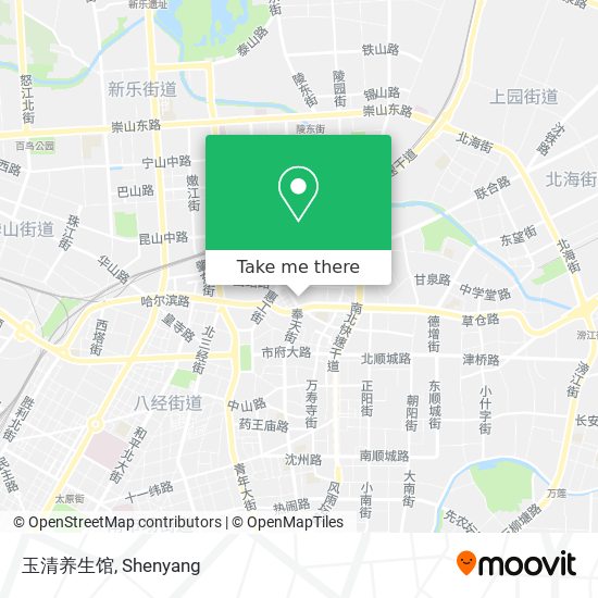玉清养生馆 map