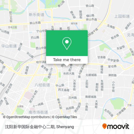 沈阳新华国际金融中心二期 map