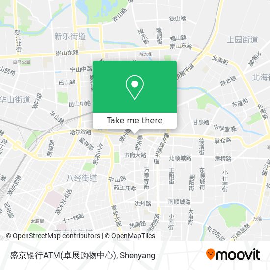 盛京银行ATM(卓展购物中心) map
