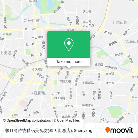 馨月湾传统精品美食坊(奉天街总店) map