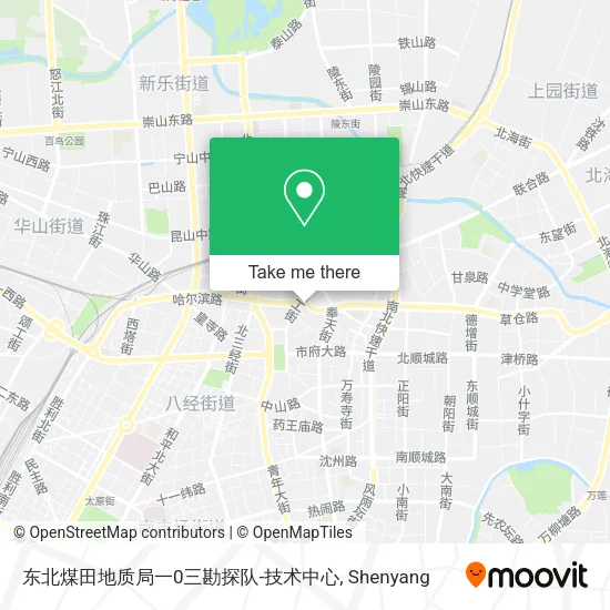 东北煤田地质局一0三勘探队-技术中心 map