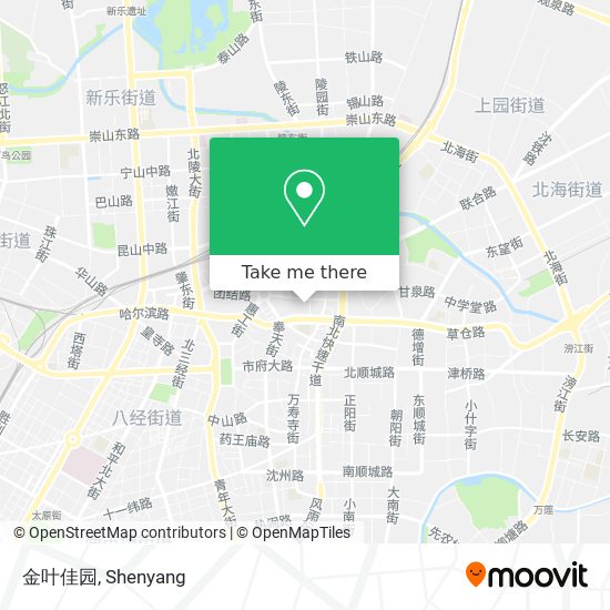 金叶佳园 map