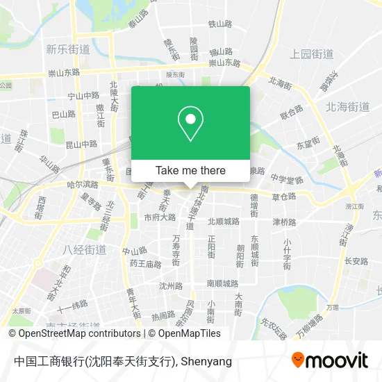 中国工商银行(沈阳奉天街支行) map