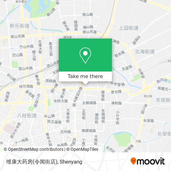 维康大药房(令闻街店) map
