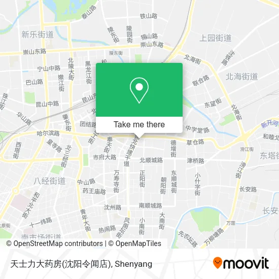 天士力大药房(沈阳令闻店) map
