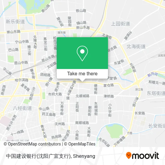 中国建设银行(沈阳广宜支行) map