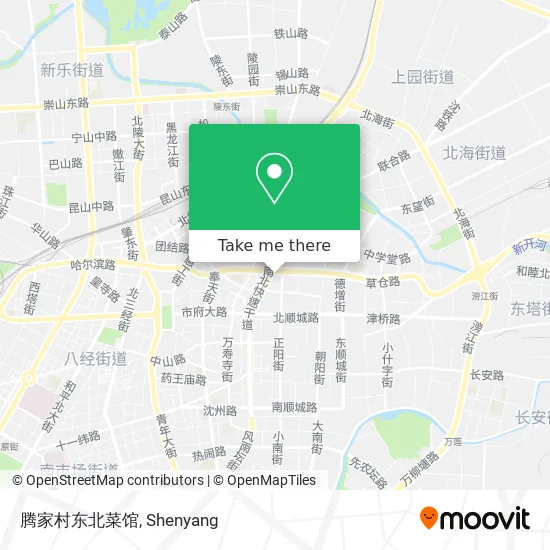 腾家村东北菜馆 map