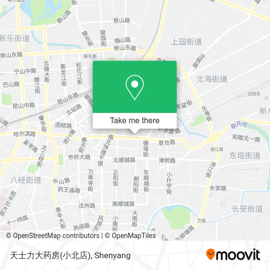 天士力大药房(小北店) map