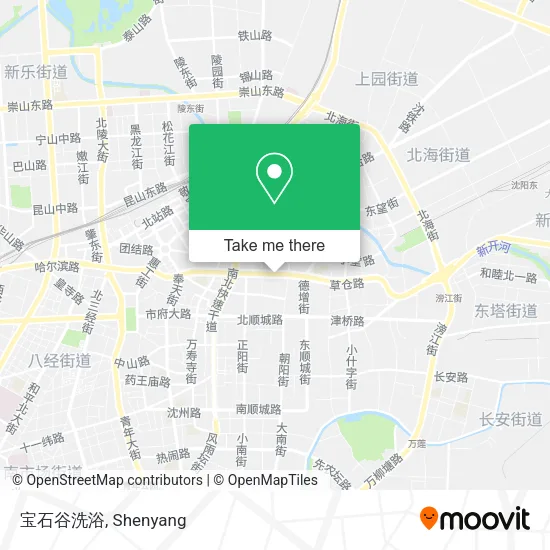 宝石谷洗浴 map