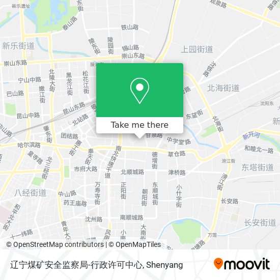 辽宁煤矿安全监察局-行政许可中心 map