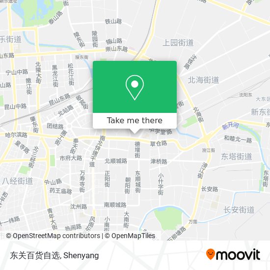 东关百货自选 map