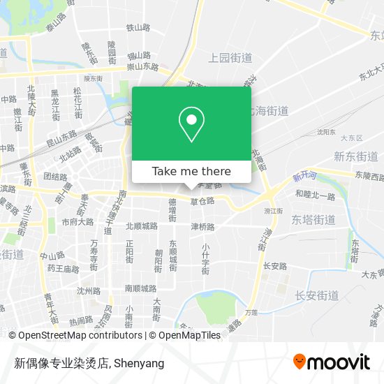 新偶像专业染烫店 map