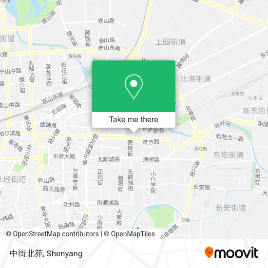 中街北苑 map