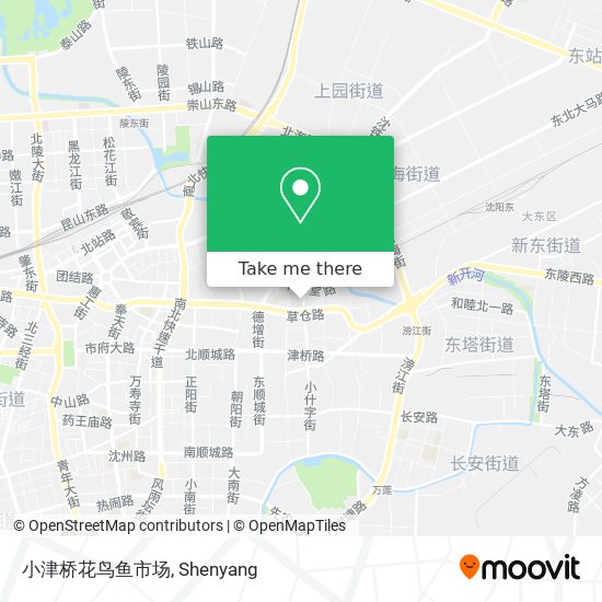 小津桥花鸟鱼市场 map