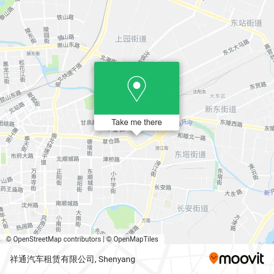 祥通汽车租赁有限公司 map